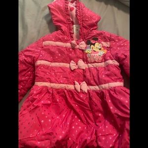 Minnie Mouse authentic Disney Store puffy jacket